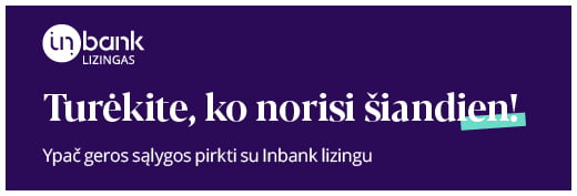 VIVA LANGAI Lizingas be pabrangimo